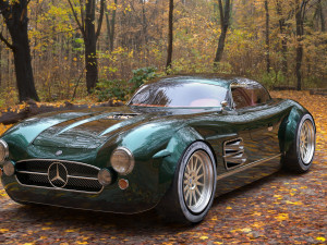S Club Mercedes benz SL 300 3Dモデル