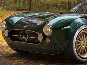 S Club Mercedes benz SL 300 3Dモデル