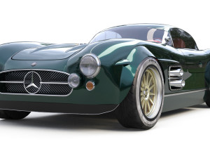S Club Mercedes benz SL 300 3Dモデル