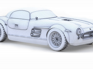 S Club Mercedes benz SL 300 3Dモデル