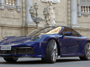 Porsche 911 Carrera Cabriolet 3D Model