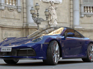 Porsche 911 Carrera Cabriolet 3D Model