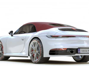 Porsche 911 Carrera Cabriolet 3D Model