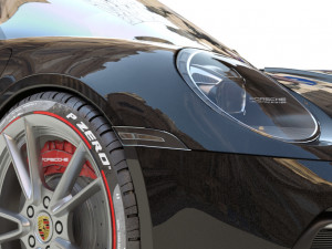 Porsche 911 Carrera Cabriolet 3D Model