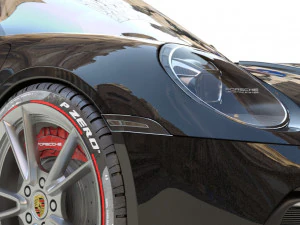 Porsche 911 Carrera Cabriolet 3D Model
