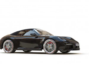 Porsche 911 Carrera Cabriolet 3D Model