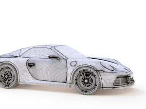 Porsche 911 Carrera Cabriolet 3D Model