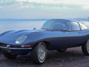 Jaguar E Type Modèle 3D