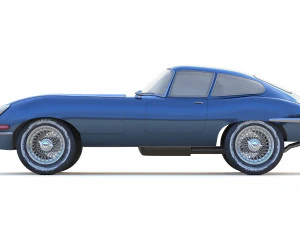 Jaguar E Type 3D Model