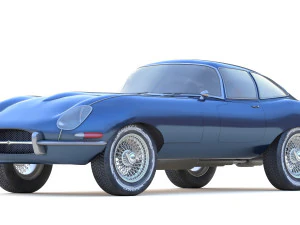 Jaguar E Type 3D Model