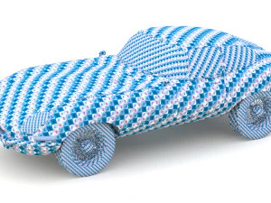 Jaguar E Type 3D Model