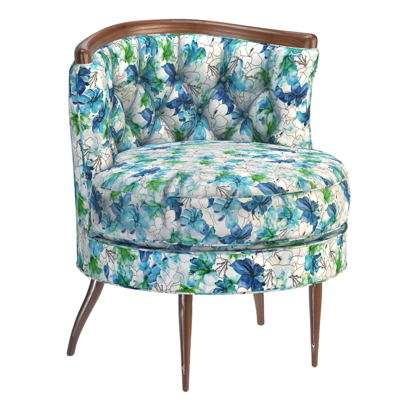 Bixby chair 3D Model .c4d .max .obj .3ds .fbx .stl .blend 