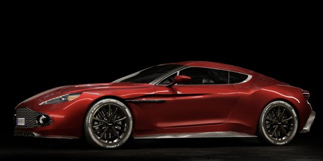Aston Martin Vanquish Zagato 3D Model .c4d .max .obj .3ds .fbx .stl .blend 