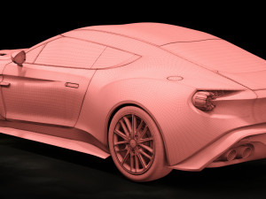 Aston Martin Vanquish Zagato 3D Model