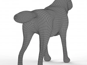 Wolf Base Mesh 3D Model