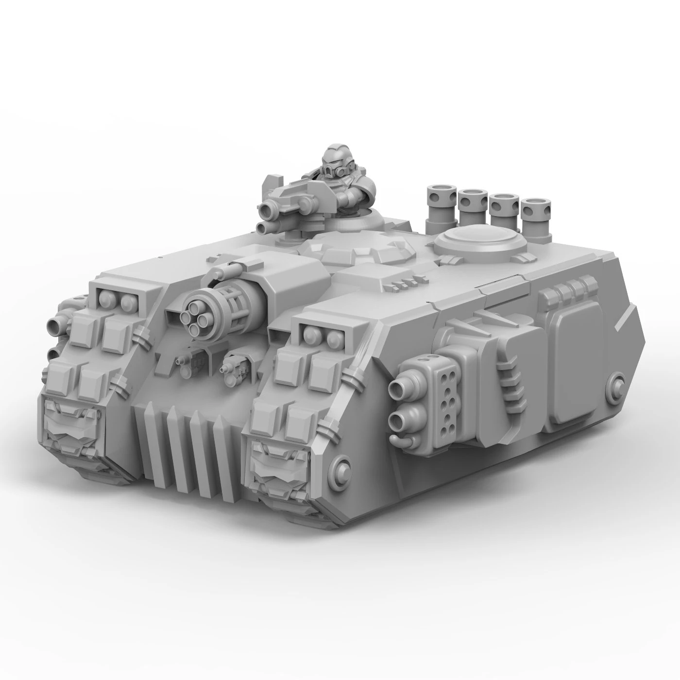 Land Raider 3D Printable Toy 3D Model .c4d .max .obj .3ds .fbx .stl .blend 