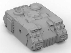 Land Raider 3D Printable Toy 3D मॉडल