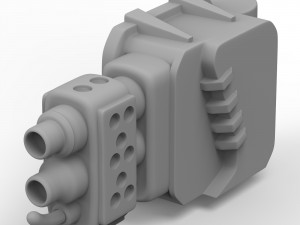 Land Raider 3D Printable Toy 3D मॉडल