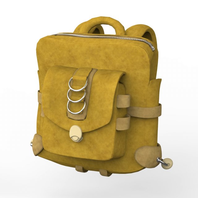 Realistic Bag Modelo 3D .c4d .max .obj .3ds .fbx .stl .blend 