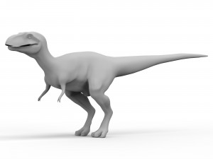 Dinosaur Base Mesh 3D Model