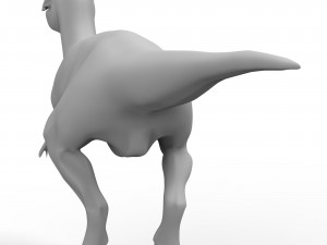 Dinosaur Base Mesh 3D Model