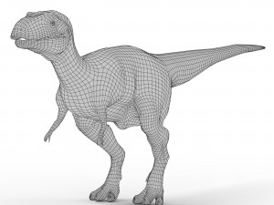 Dinosaur Base Mesh 3D Model