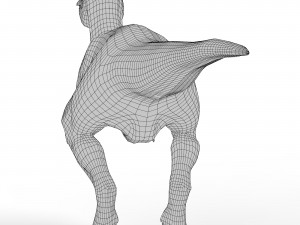 Dinosaur Base Mesh 3D Model
