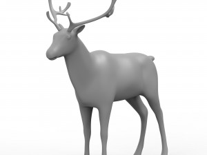 Deer Base Mesh 3D-Modell