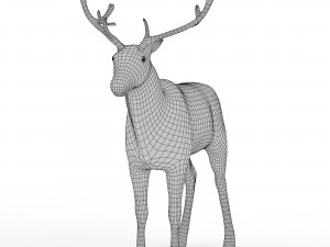 Deer Base Mesh 3D-Modell