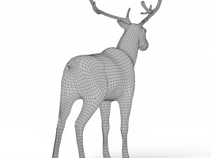 Deer Base Mesh 3D-Modell