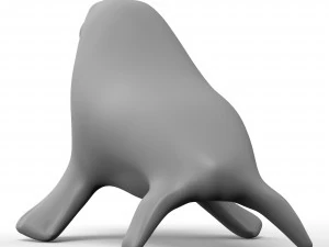 Walrus Base Mesh 3D Model