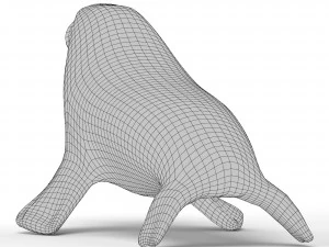Walrus Base Mesh 3D Model