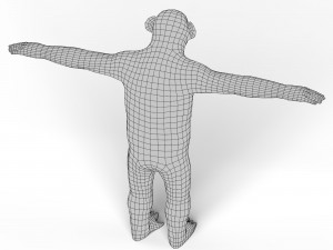 Chimpanzee Base Mesh 3D Model