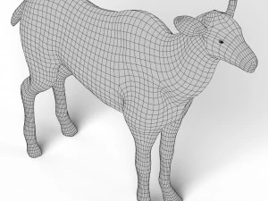 Kudu Base Mesh 3D Model