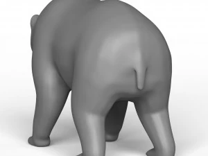 Bear Base Mesh 3D Model