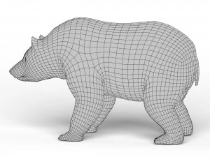 Bear Base Mesh 3D Model