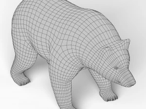 Bear Base Mesh 3D Model