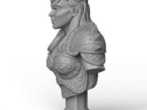 Female Warrior Statue Modelo de impresión 3D