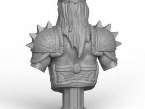 Female Warrior Statue Modelo de impresión 3D