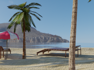 Beach Modello 3D