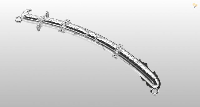 Saber suspension Modelo 3D .c4d .max .obj .3ds .fbx .stl .blend 