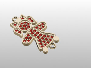 Girl bracelet 3D 모델
