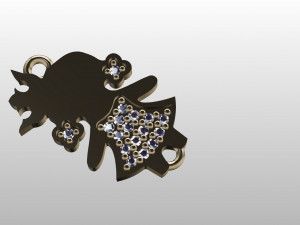 Girl bracelet 3D 모델