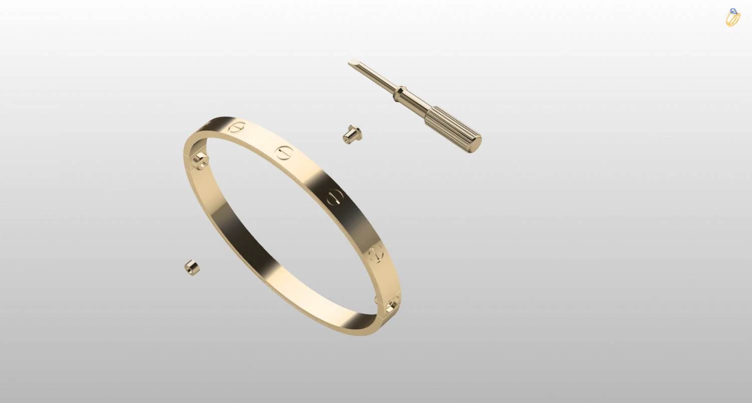 Bracelet 3D Model .c4d .max .obj .3ds .fbx .stl .blend 