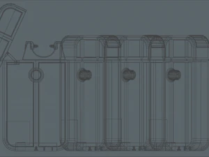 Coil Lighter 3D Model
