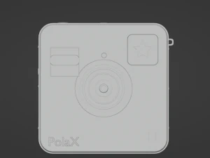 PolaX Instant Camera 3D Model