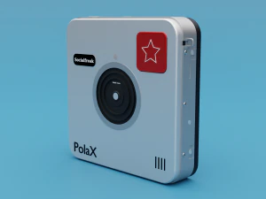 Fotocamera istantanea PolAX Modello 3D
