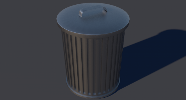 Trash can Modelo 3D .c4d .max .obj .3ds .fbx .stl .blend 
