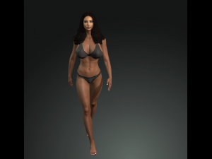New sexy girl 3D 模型