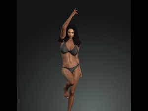 New sexy girl Modelo 3D